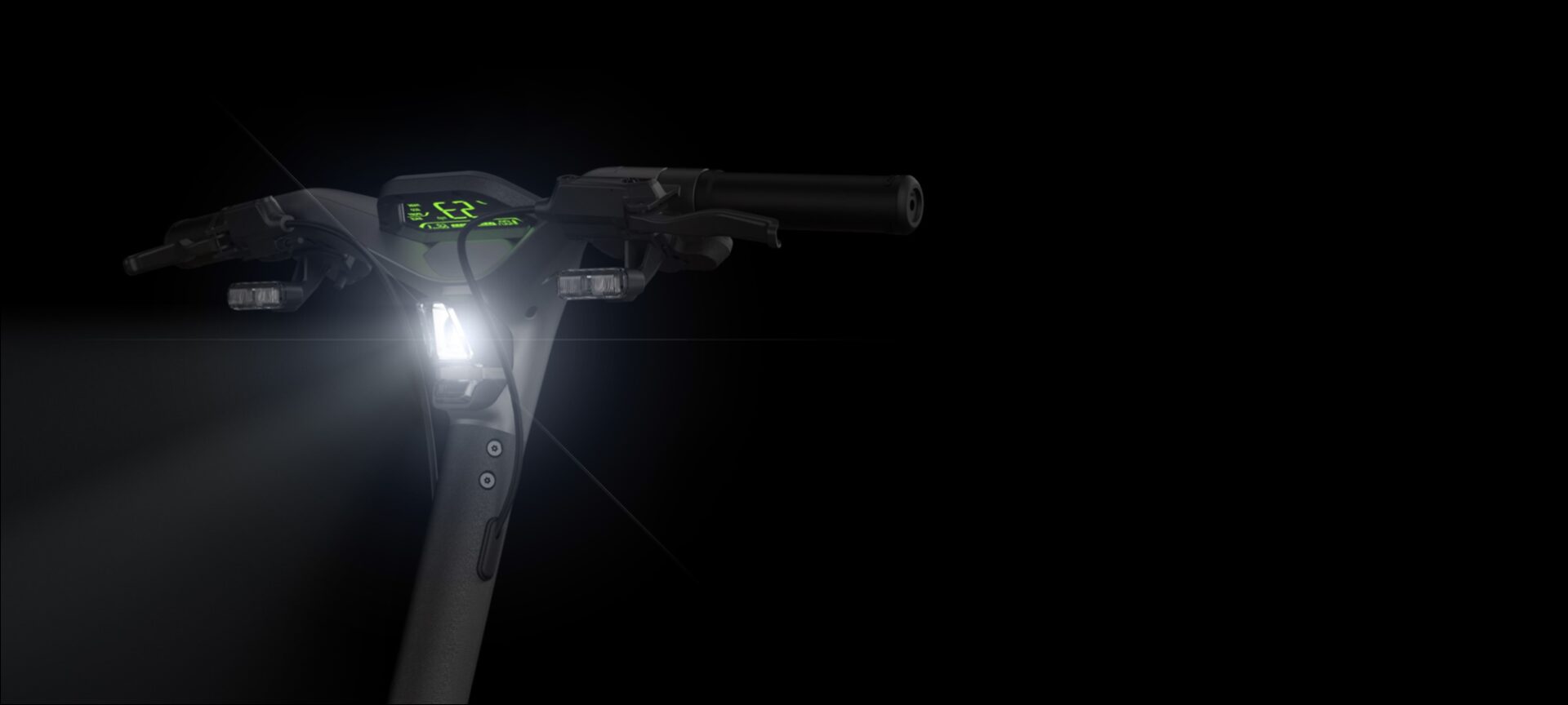 Leistungsstarke, abblendende Lichter und Blinker weisen dir den Weg!